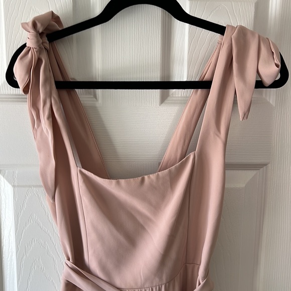 Show Me Your Mumu Claire Midi Dress Dusty Blush M - Picture 7 of 14